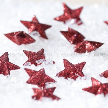 Casablanca Weihnachtsdeko Streudeko Sterne in rot