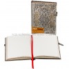 Paperblanks Notizbuch Natur Silberfiligran Kollektion mit Schließe